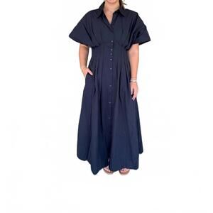 NEW BUCKETLIST kennedy midi dress in navy